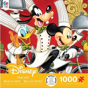 image:imageCeaco  Disney Fine Art Collection  Wheeling in Flavor  1000 Piece Jigsaw Puzzle