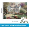 image:imageCeaco  Thomas Kinkade Home is Where the Heart is  300 Large Piece Puzzle