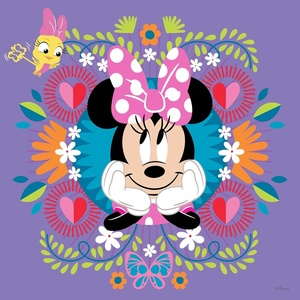 image:imageCeaco  Disney Minnie Flower Child  200 Piece Puzzle for Kids Ages 8