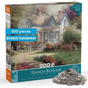 image:imageCeaco  Thomas Kinkade Home is Where the Heart is  300 Large Piece Puzzle
