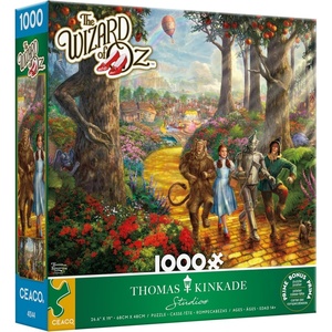 image:imageCeaco  Thomas Kinkade Follow the Yellow  1000 Piece Puzzle for Adults