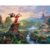 image:imageTHOMAS KINKADE FANTASIA LADY amp THE TRAMP WINNIE THE POOH TANGLED DISNEY DREAMS COLLECTION 4 IN 1 JIGSAW PUZZLE SET 500 pieces