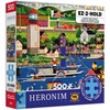 image:imageCeaco  Heronim Collection Holiday Boat Parade  500 Piece Puzzle